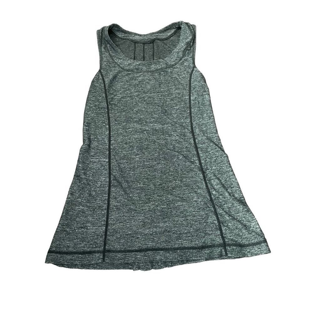 Lululemon Dash  Tank II *Heather Gray/Black* Size 4